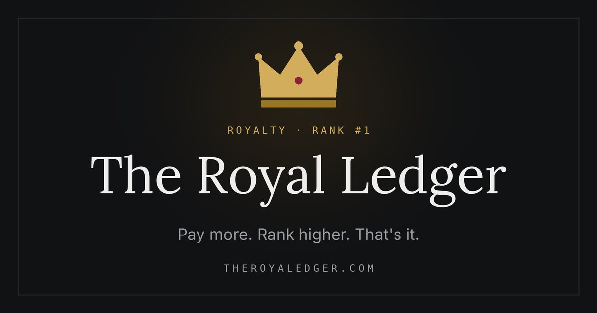 I built a website where you pay to be king of the internet.